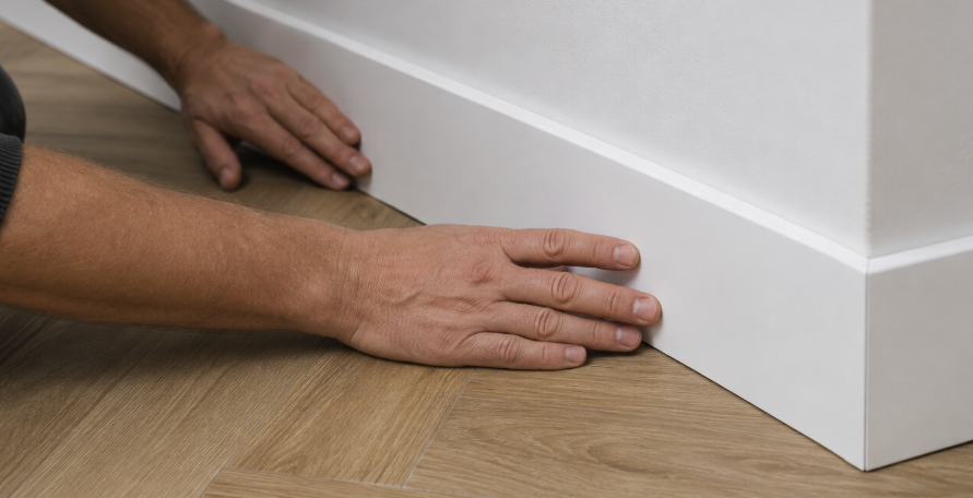 zes fouten bij plinten plaatsen